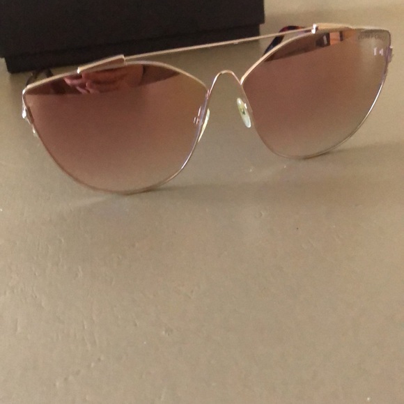 Tom Ford JACQUELYN-02 TF 563  33G shiny gold/light brown orange Sunglasses main image 8